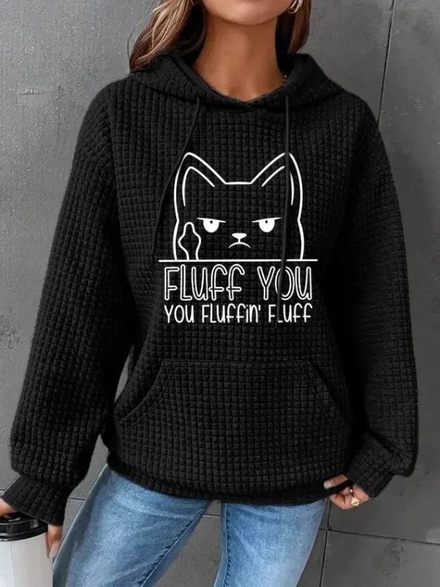 Comfort Loose Casual Drawstring Hoodie G44Z292 - Shop at LoveMi