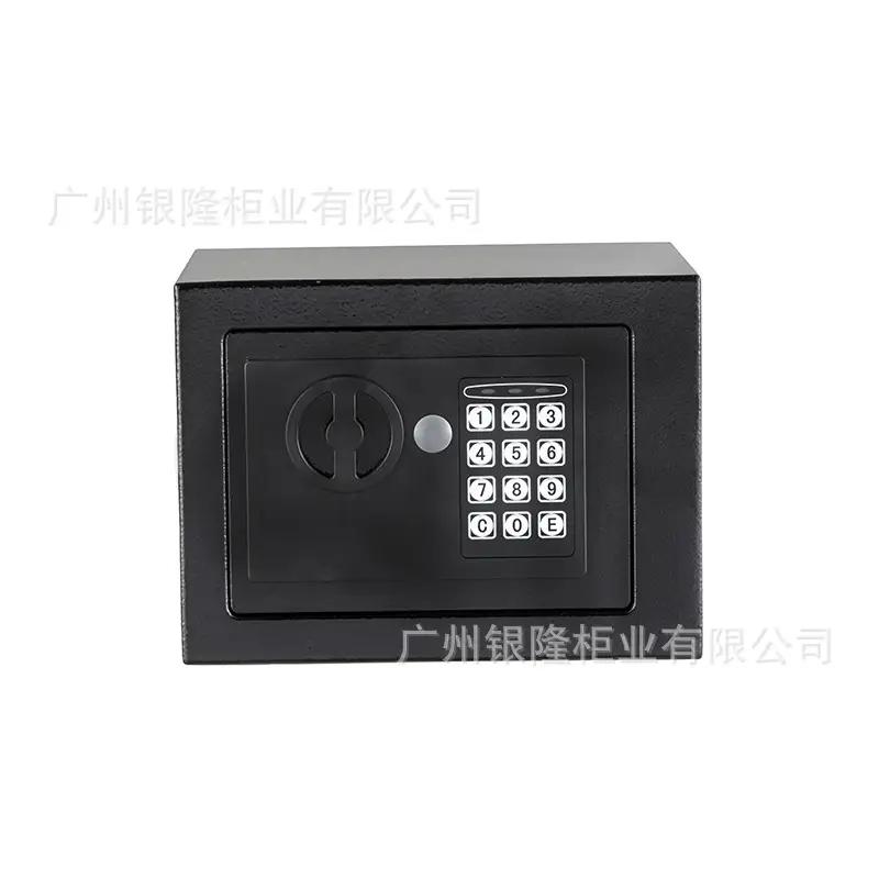 Mini Safe Cabinet With Password And Key Unlock Smart Easy To Install Solid Bolt Lock Anti-Theft Cabinet