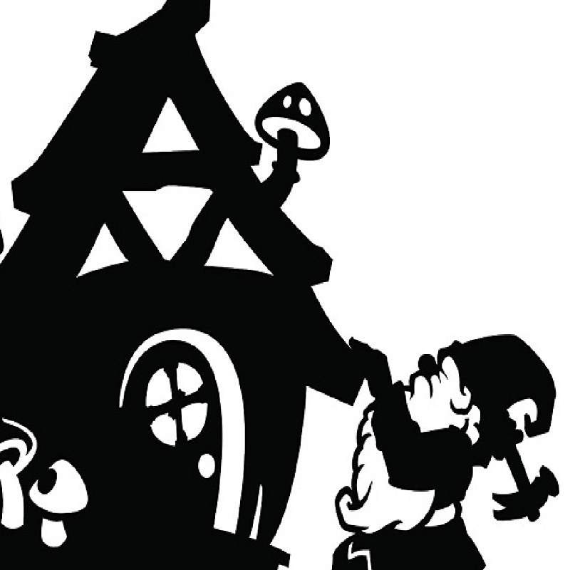 Goblin Art Decoration Metal Silhouette Garden Farm Decorations
