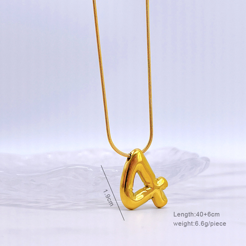 Simple Digital Necklace Pendant Design
