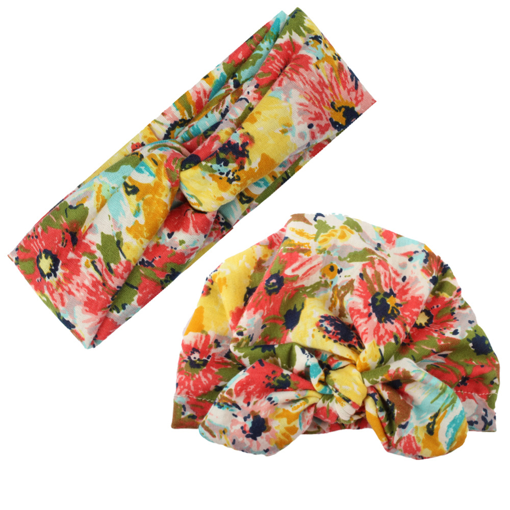 Women's Printed Cross Hair Band Yellow - Shop at LoveMi