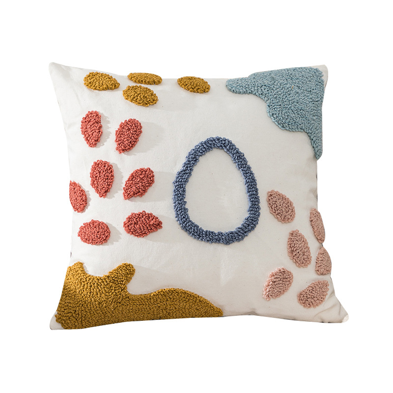 Creative Waterdrop Embroidery Cushion Cover For Living Room Sofa Pillowcase