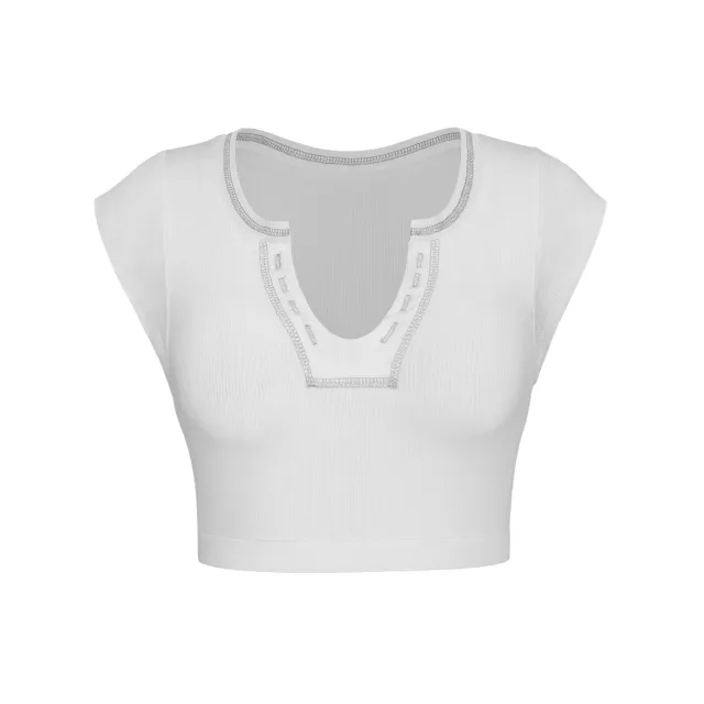 Top Knitted Thread Spring And Autumn Base White - Shop at LoveMi