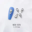 K9 Ultra-Shiny Flat-Back Rhinestones In White For Nail Art Decorations view 31