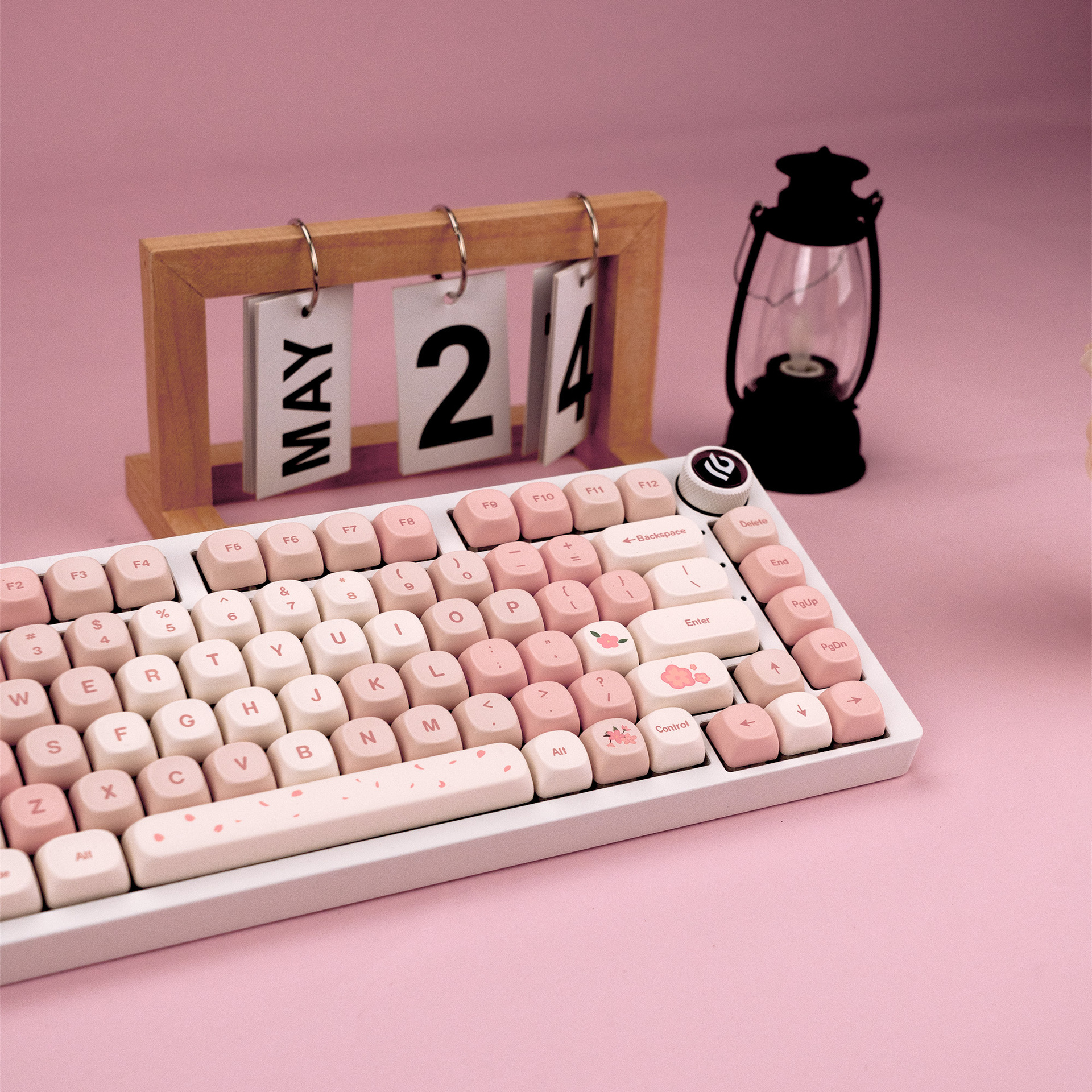 Title 11, Cherry BlossomTheme Full Set Key Cap PTB Five-s...