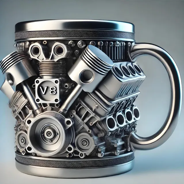 Mug Creative Resin Stainless Steel Decorative Ornaments V6 - Shop at LoveMi