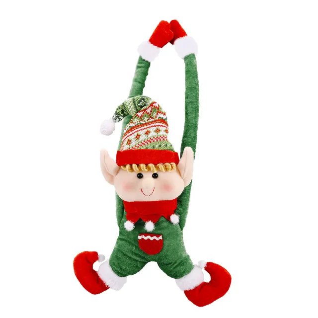 Christmas Decorative Creative Elf Curtain Buckle Green - Shop at LoveMi