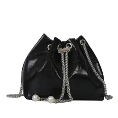 Special-interest Design Laser Shoulder Crossbody Bag - Black - View 1