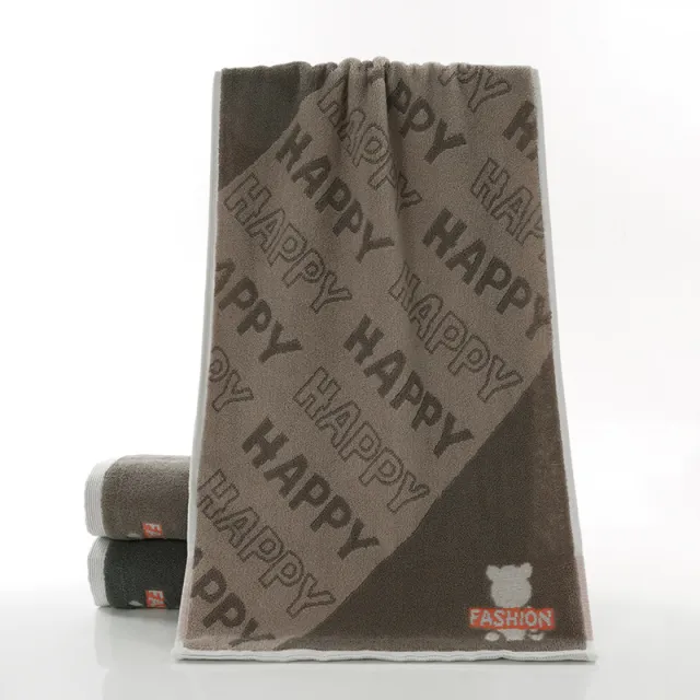Cotton Bear Absorbent Face Towel Household Face Towel Happy Bear Brown - Shop at LoveMi