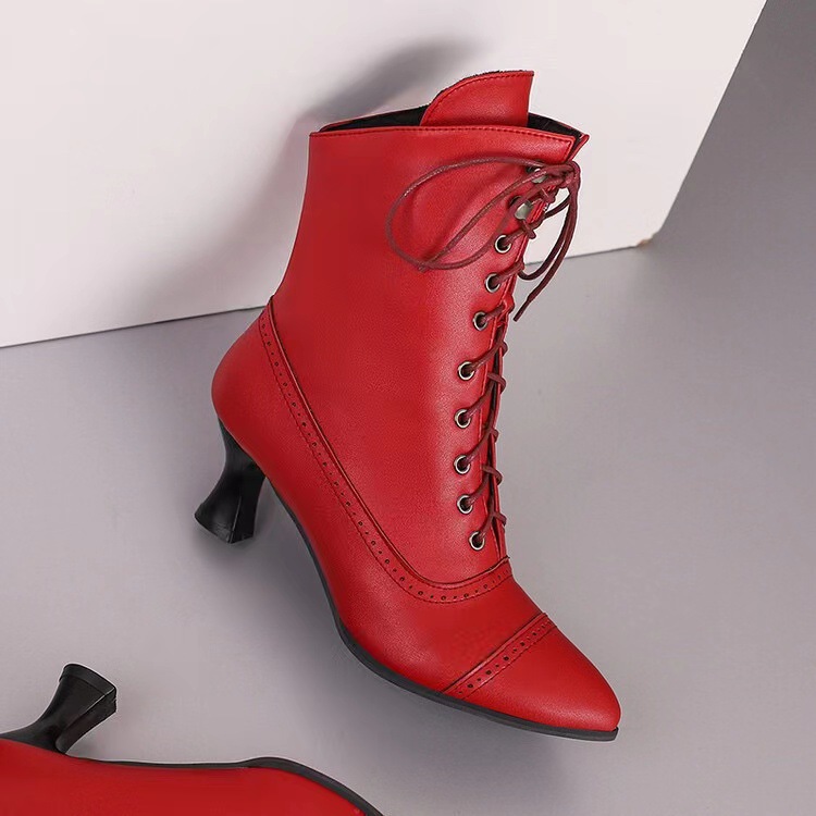 Women’s High Heel Martin Boots