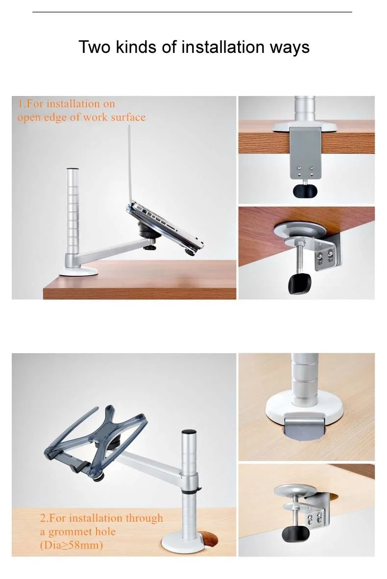 Title 5, OA-1 Aluminiumlegering, in hoogte verstelbare l...