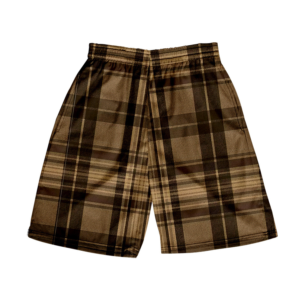 Men's Plaid Shorts Casual Beach Pants - Image 5