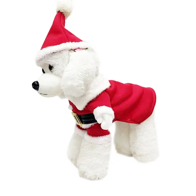 Dog Clothes Christmas Sweatshirt Clothes Red - Shop at LoveMi