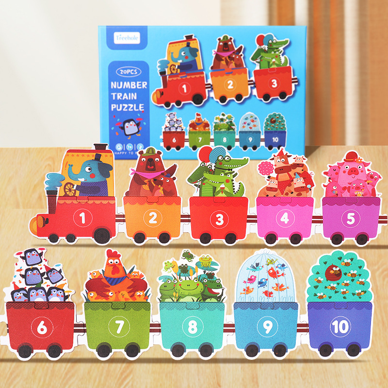 Digital Train Puzzle