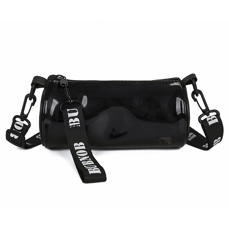 Bolso Cruzado Cilíndrico Transparente