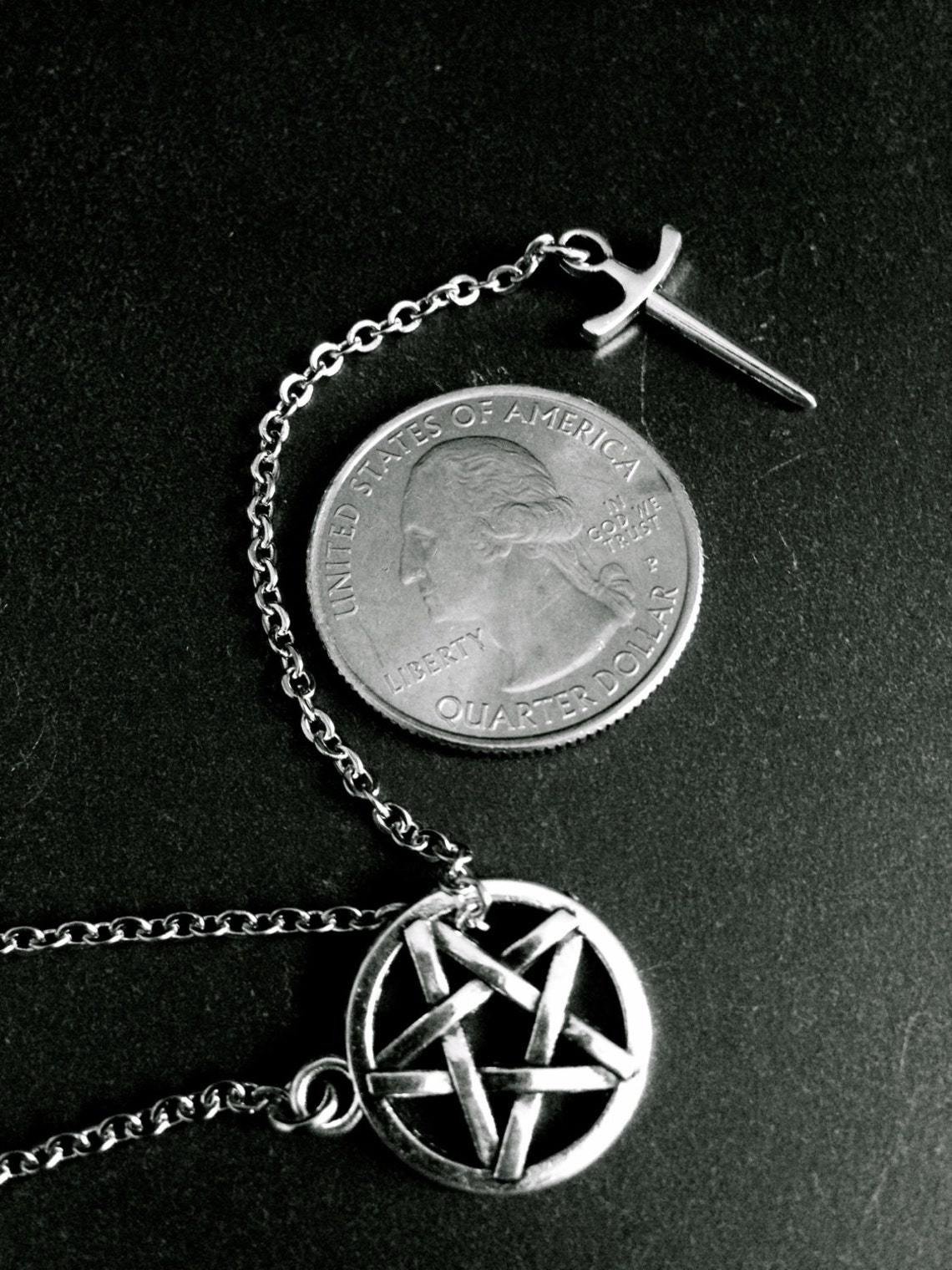 Silver Five-pointed Star Necklace