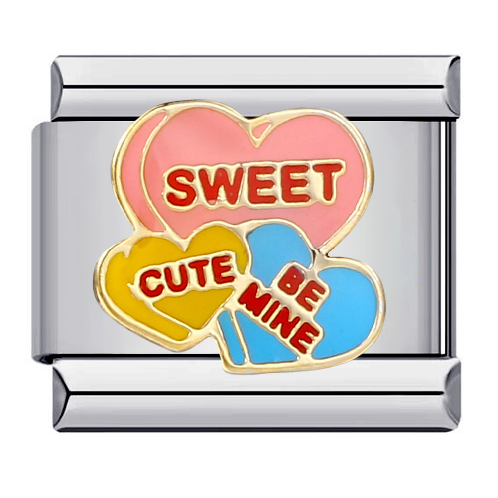 Hot Selling Love Series Titanium Steel Welding Drip Wristband Bracelet Wholesale