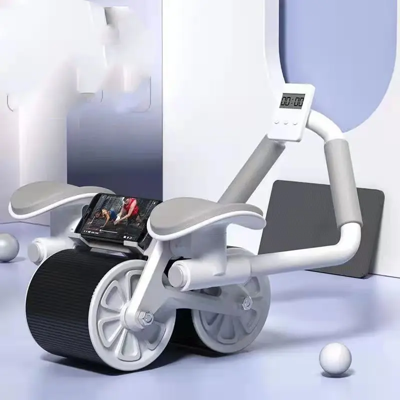 Abdominal Wheel Automatic Rebound AB Roller Elbow Support Men