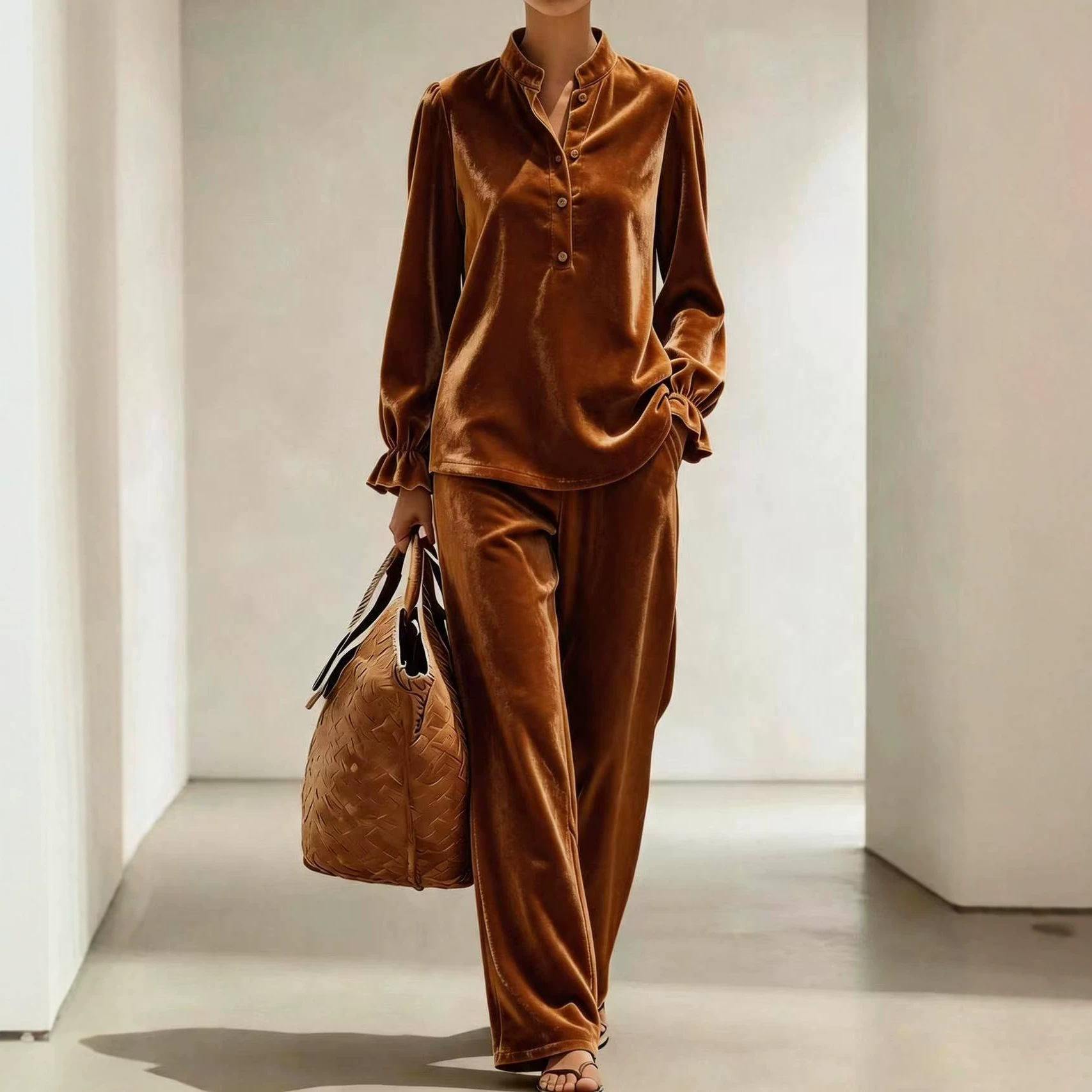 Women's Fashionable Loose Two-Piece Set