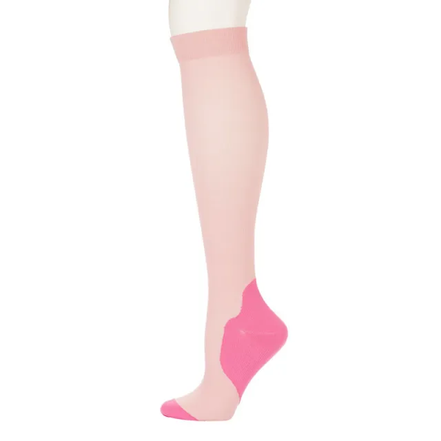 Nurse Leggings Running Cycling Breathable Compression Stockings Pink - Shop at LoveMi