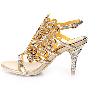 Rhinestone Stiletto Sandals, picture 5 of 5