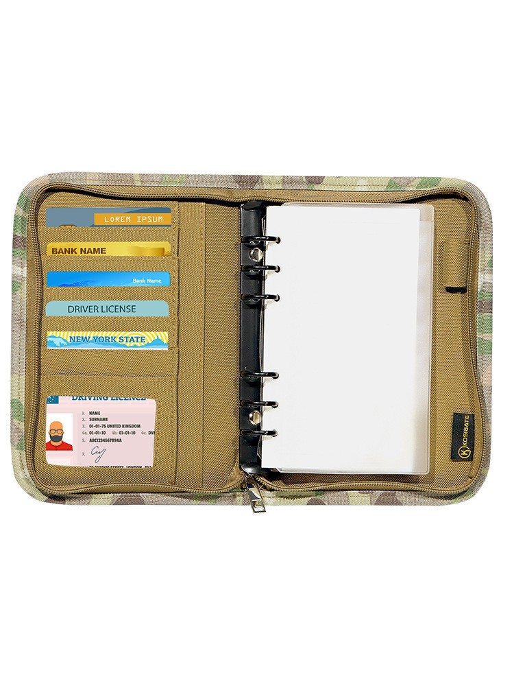 Manba Tactical Book Cover Military Fans' Supplies Outdoor Notebook Sleeve 4