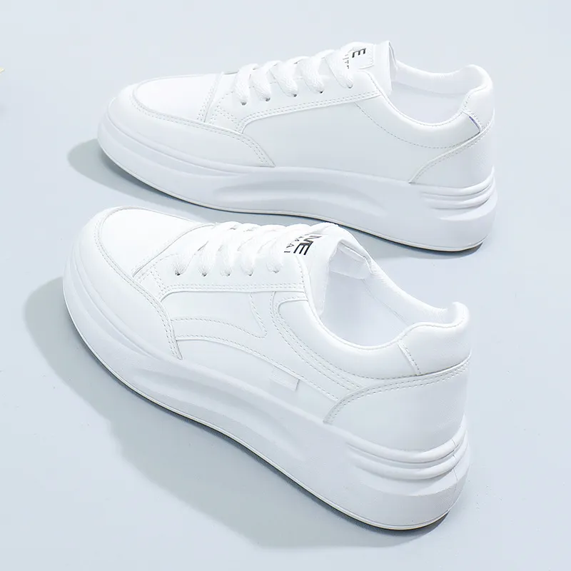 Casual Sports Board Shoes For Women - White