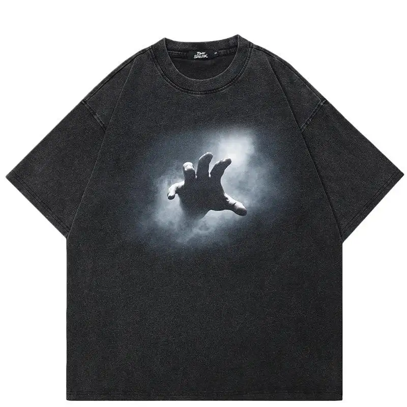 Hip Hop Streetwear Men T-Shirt Oversized