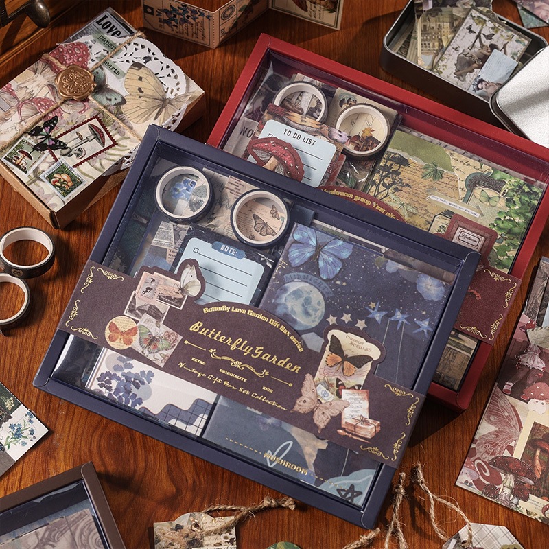 Cross-border Retro Journal Gift Box, Small Student Reward Gift