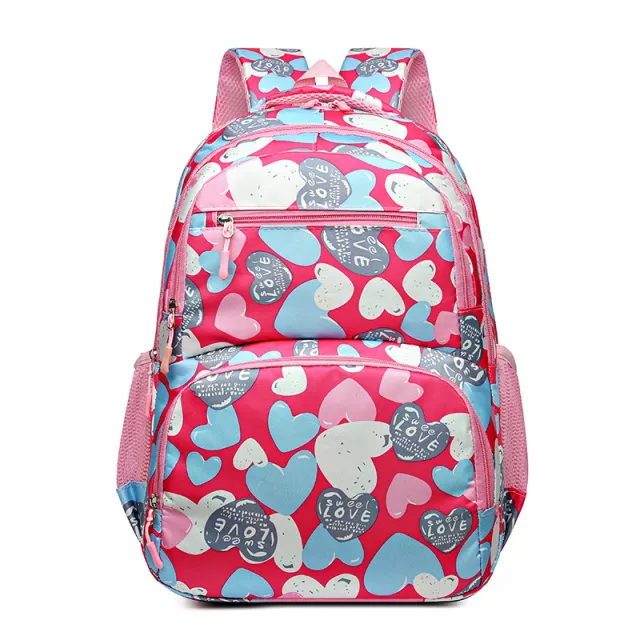 Student Schoolbag Children's Portable Burden Alleviation Large Capacity Backpack Rose - Shop at LoveMi