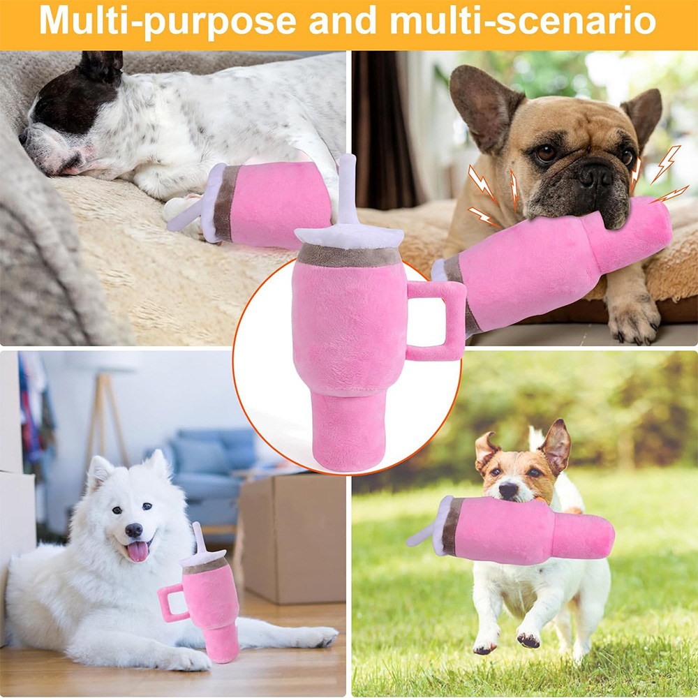 Dog Sound Toy With Handle Cup