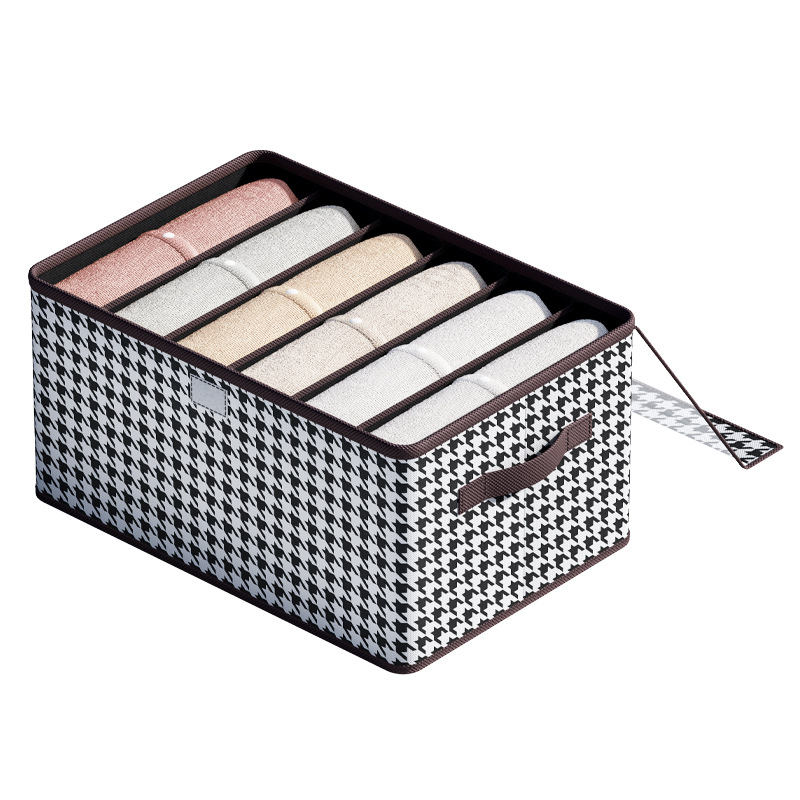 Foldable High-capacity Clothing Organizer With Compartments 5