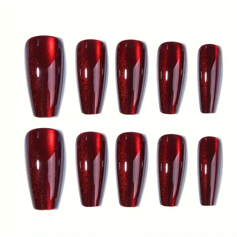 Wearable Nail Sticker 30 Pieces Cat Eye Length T 6