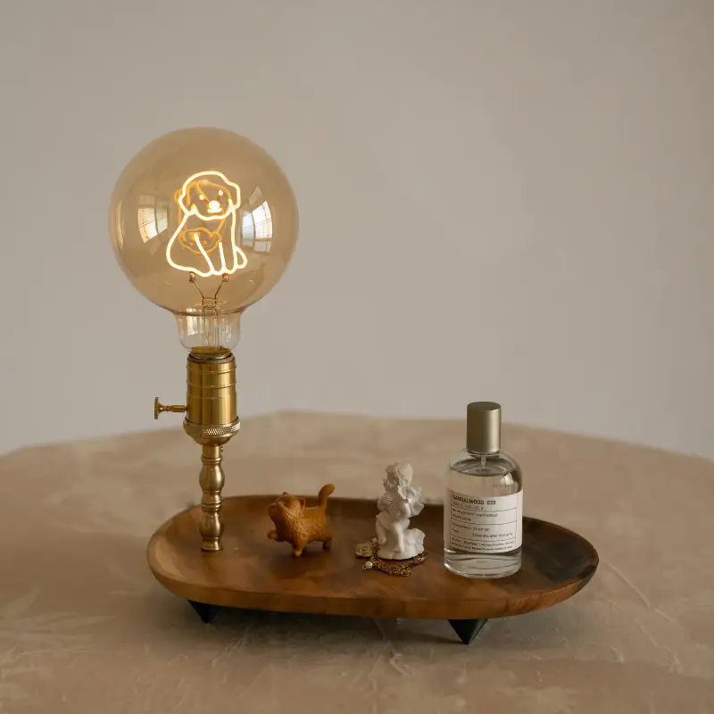 Cute Dog Ambience Light Bedroom Decoration