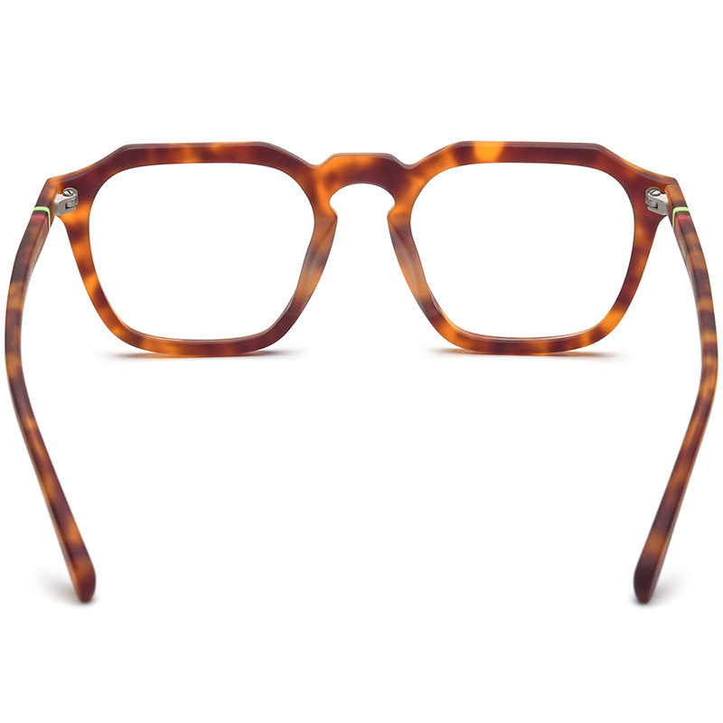 Multicolor Frosted Solid-color Square Eyeglass Frames For Women