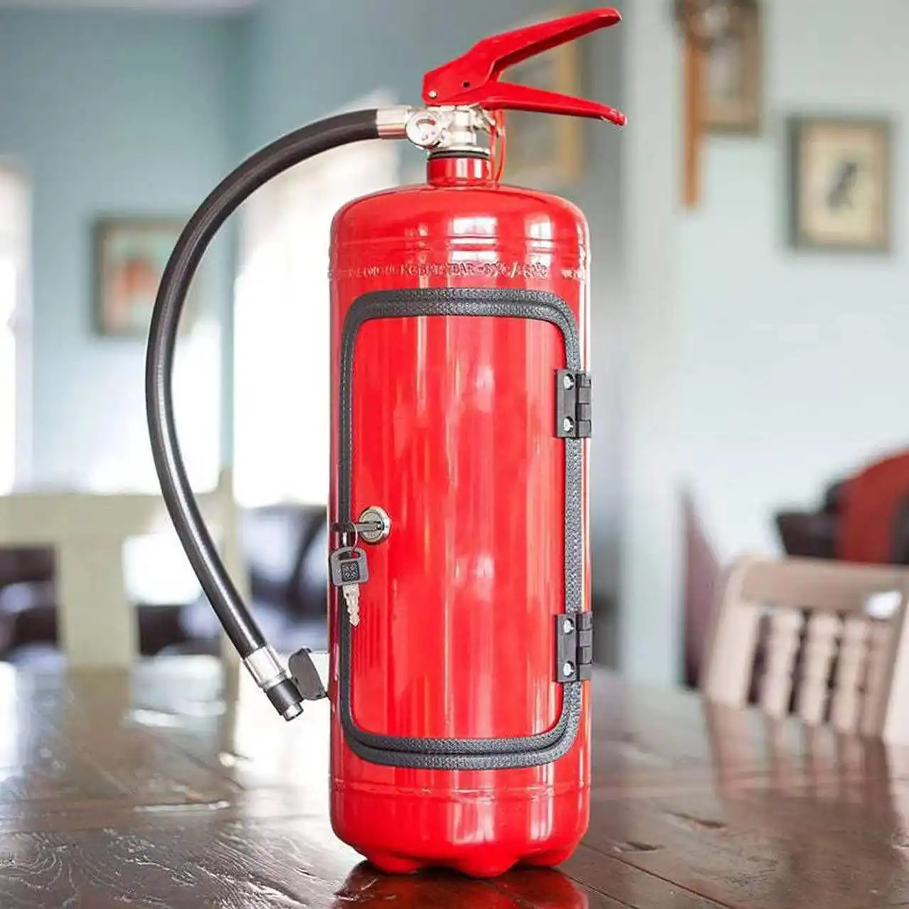 Fire Extinguisher Wine Cabinet Creative Water Cup