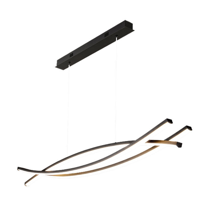 Black Nordic Three Long Chandelier Bar Table - Image 2