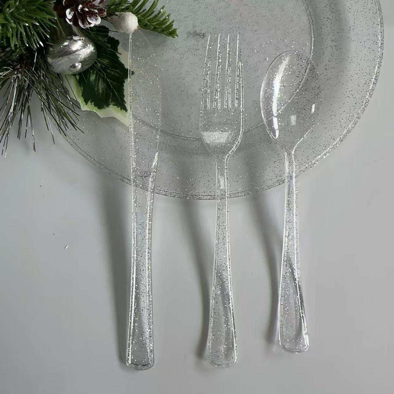 Disposable Transparent PS Plastic Fork