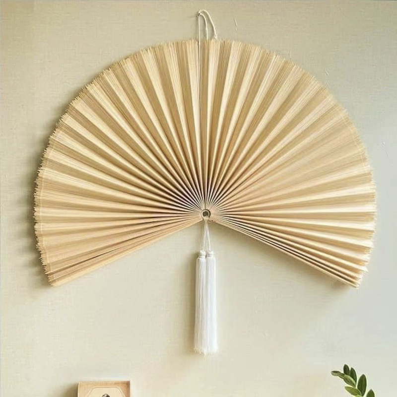 Decorative Hanging Fan For Tea Rooms Wall-Mounted Craft Fan Creative Decorative Hanging Ornament