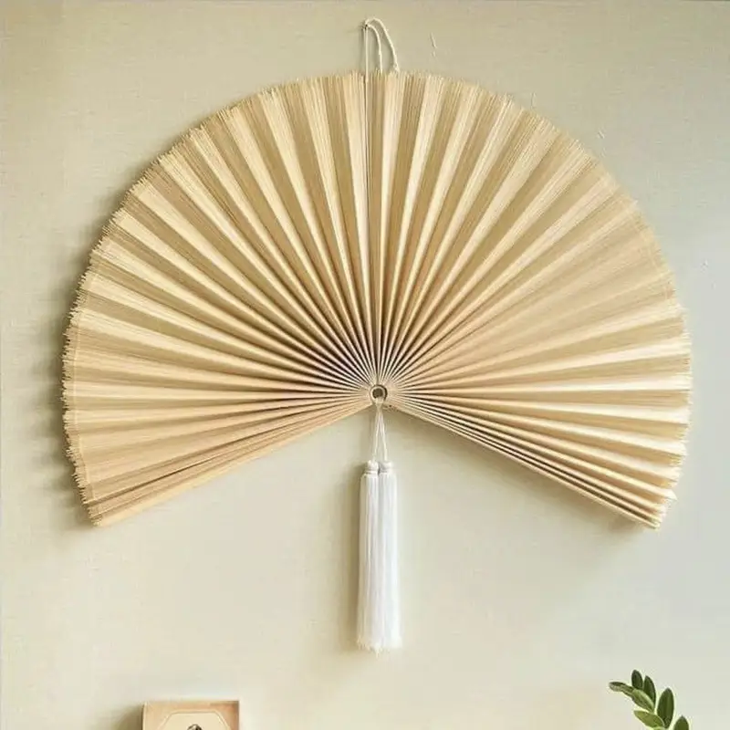 Decorative Hanging Fan For Tea Rooms Wall-Mounted Craft Fan Creative Decorative Hanging Ornament