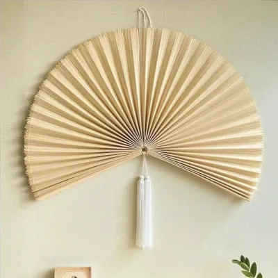 Decorative Hanging Fan For Tea Rooms Wall-Mounted Craft Fan Creative Decorative Hanging Ornament