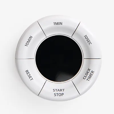 Household Magnetic Kitchen Timer Time Management Alarm Clock White - Shop at LoveMi