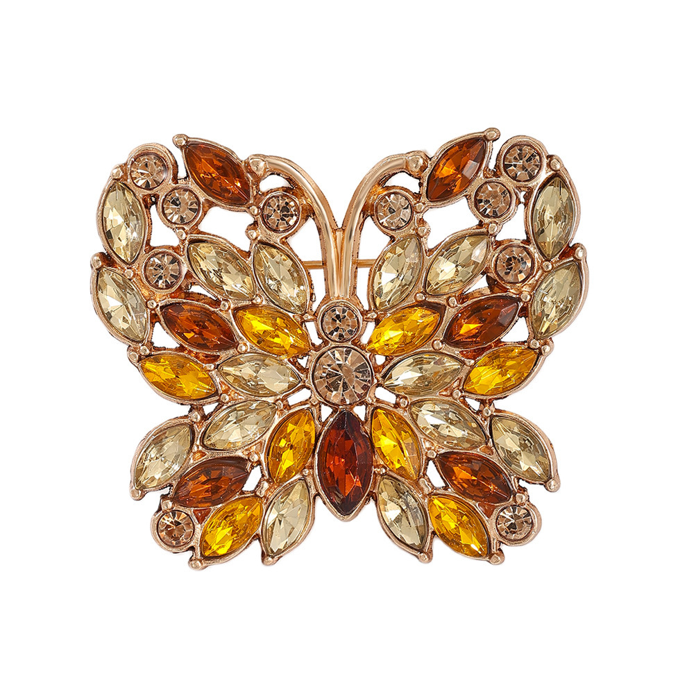 Crystal Butterfly Brooch, picture 3 of 5