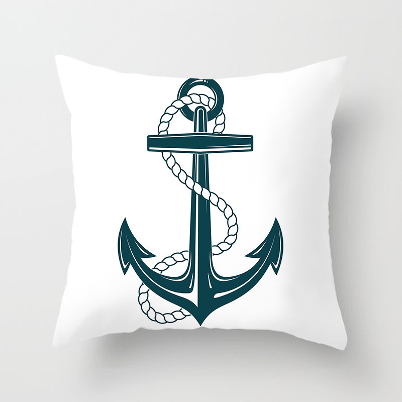 Retro Mediterranean Ocean Digital Print Pillowcase 2