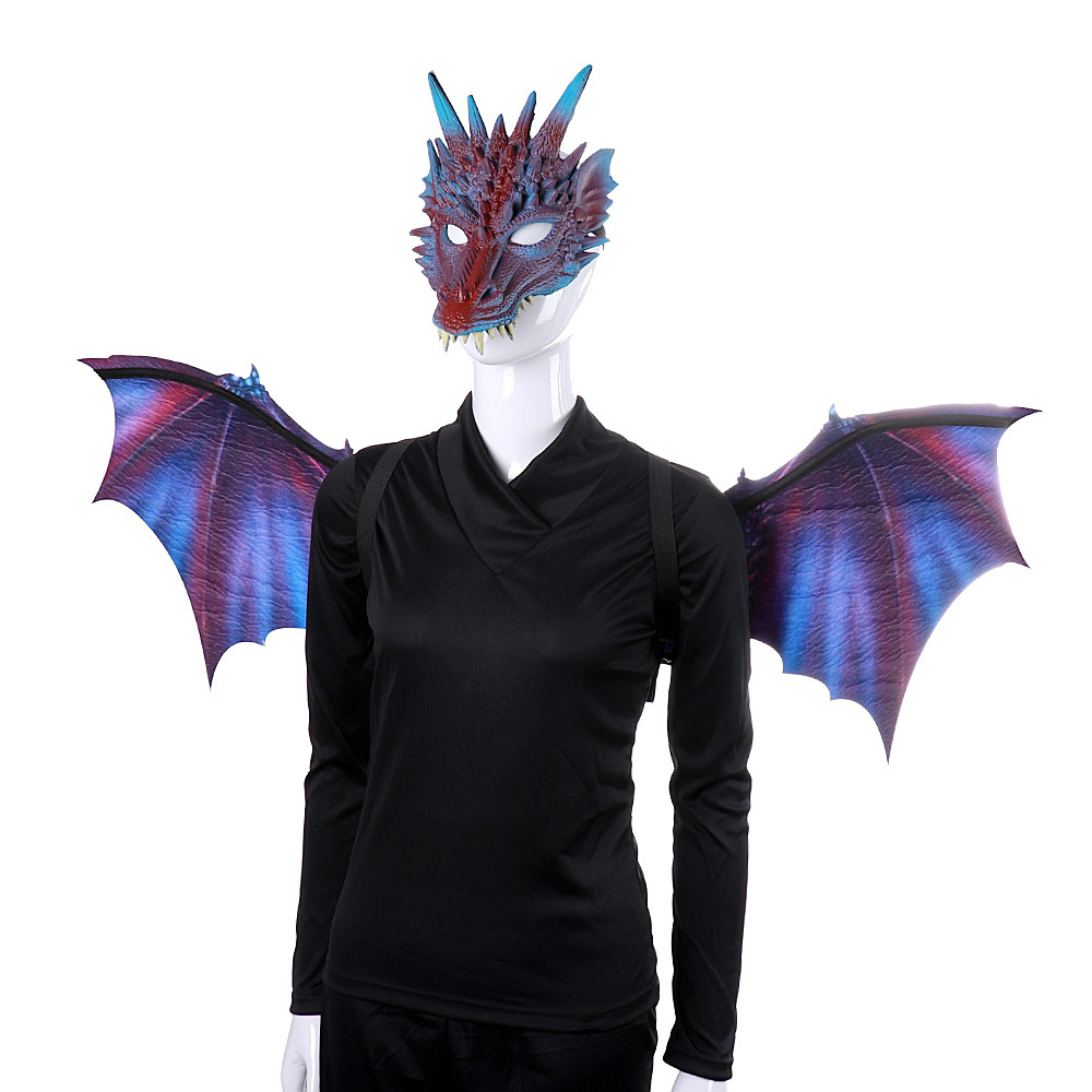 Title 17, Cos Head Cover Men Non Woven Dragon Mask Wings ...