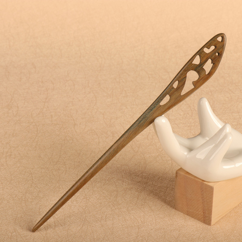 Green Sandalwood Hairpin Hairpin Antiquity Hair Clasp 12