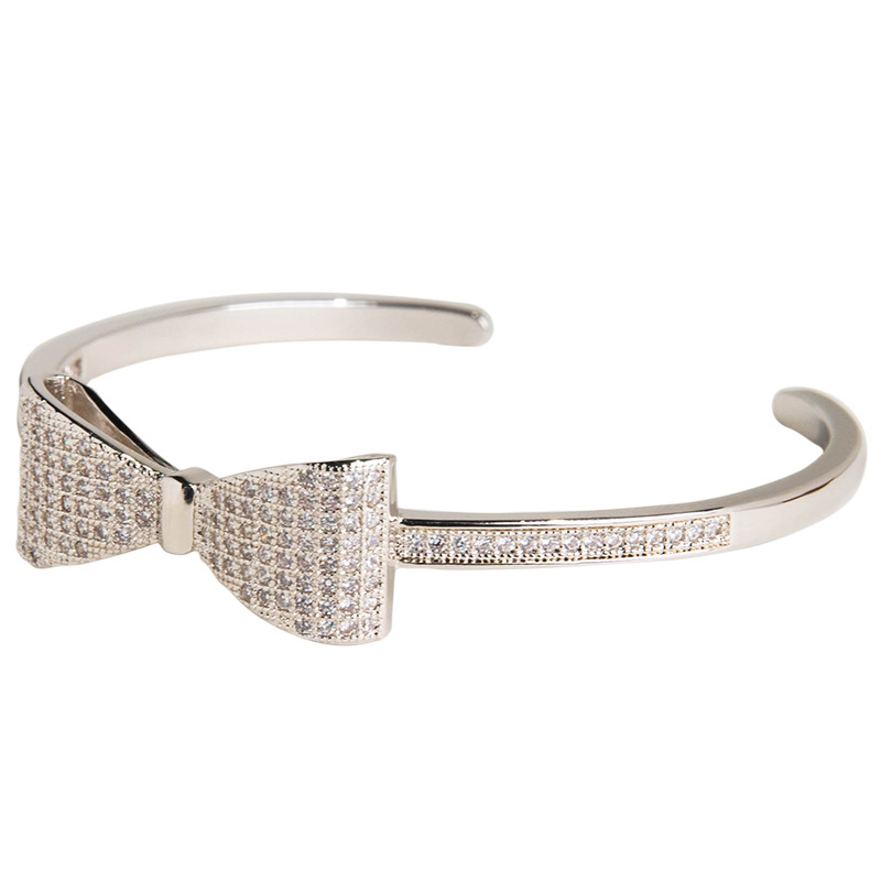 Women's Fashion Personalized Bow Gem Bracelet