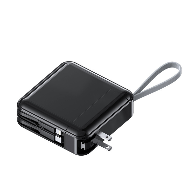 Super Fast Charge With Cable AC Plug 20000 MA Large Capacity Power Bank Wholesale Customization 5