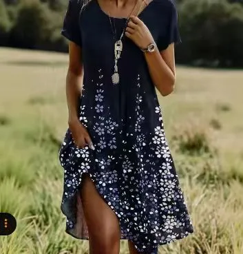 Printed Dress For Woman Elegant 4965Li9 - Shop at LoveMi