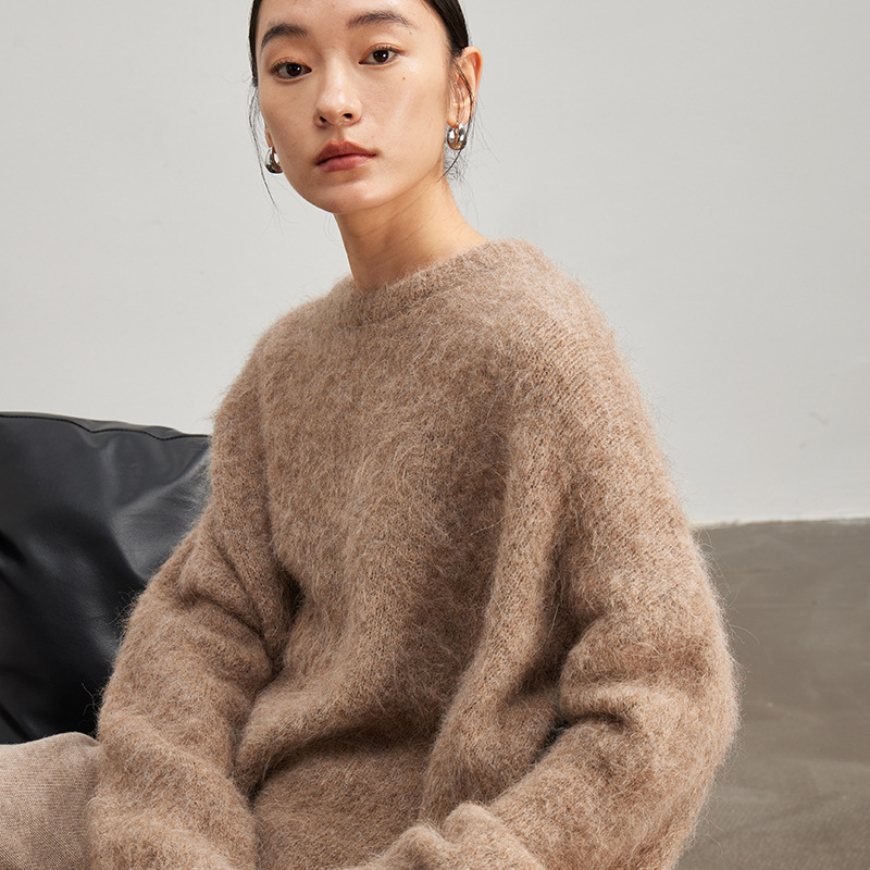 Women's Autumn And Winter Lazy And Loose Knitwear